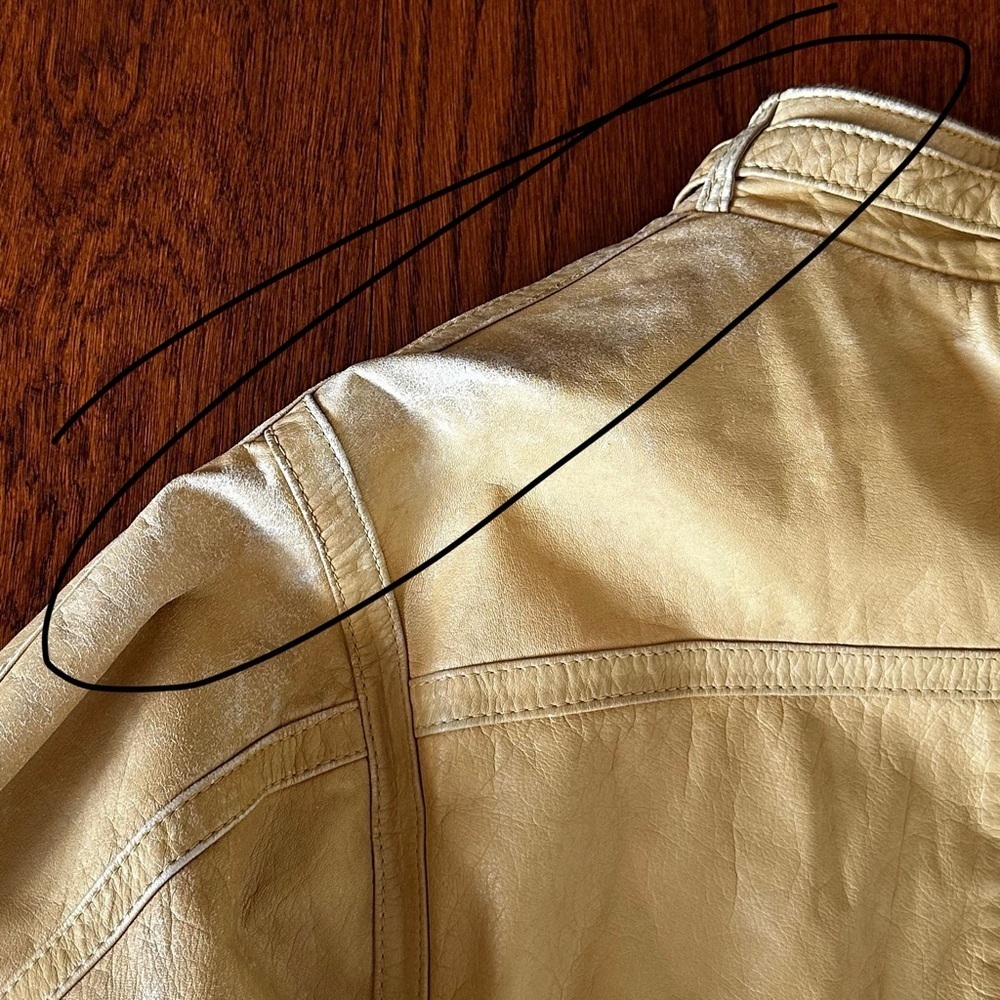 Vintage Leather Style Auto Carerra Design Jacket size L - Picture 11 of 11